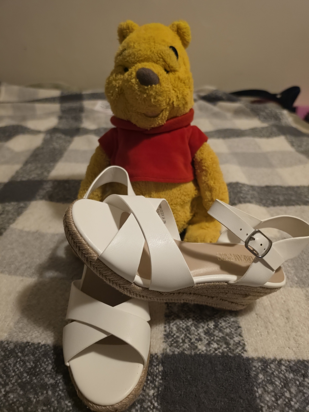 Dream Pairs White Crisscross Espadrille Wedge Sandals